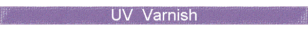 UV  Varnish